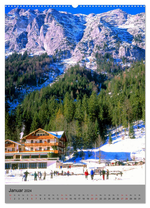 Wunderschönes Berchtesgadener Land (CALVENDO Wandkalender 2024)