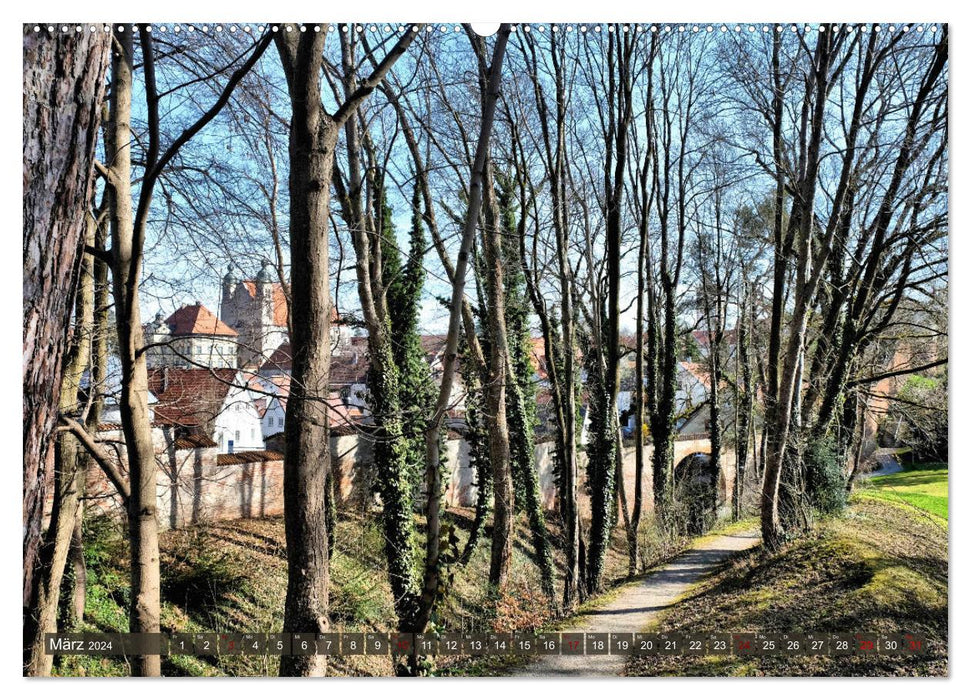 Landsberg am Lech - The lovely and romantic town on the river (CALVENDO Premium Wall Calendar 2024) 