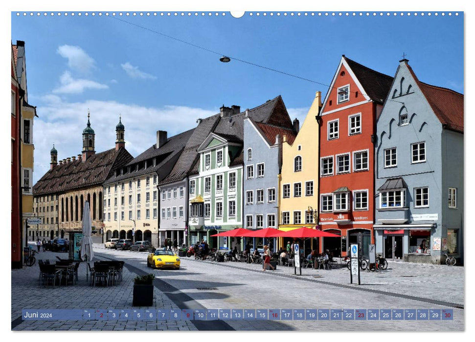 Landsberg am Lech - The lovely and romantic town on the river (CALVENDO Premium Wall Calendar 2024) 