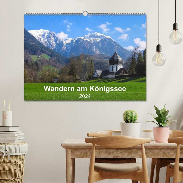 Randonnée au Königssee (calendrier mural CALVENDO 2024) 