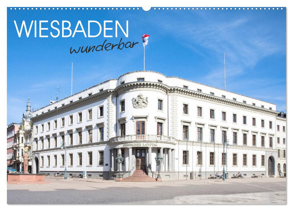 Wiesbaden wonderful (CALVENDO wall calendar 2024) 
