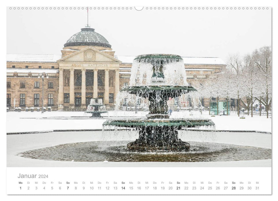 Wiesbaden wunderbar (CALVENDO Wandkalender 2024)