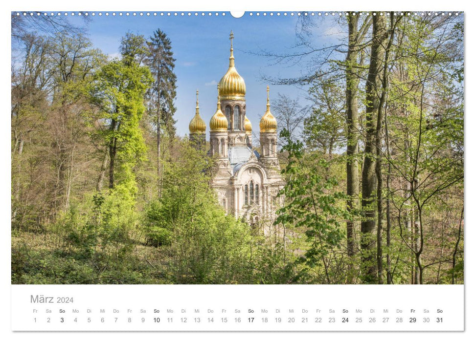 Wiesbaden wunderbar (CALVENDO Wandkalender 2024)