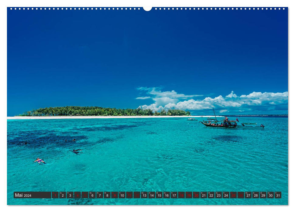 Karibu Sansibar (CALVENDO Wandkalender 2024)