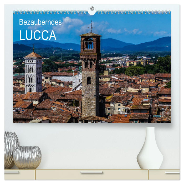 Bezauberndes Lucca (CALVENDO Premium Wandkalender 2024)