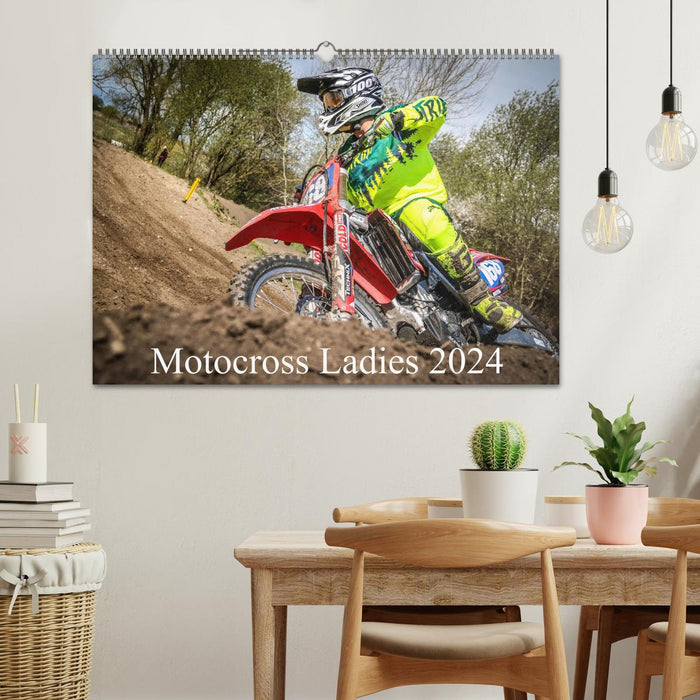 Motocross Dames 2024 (Calendrier mural CALVENDO 2024) 