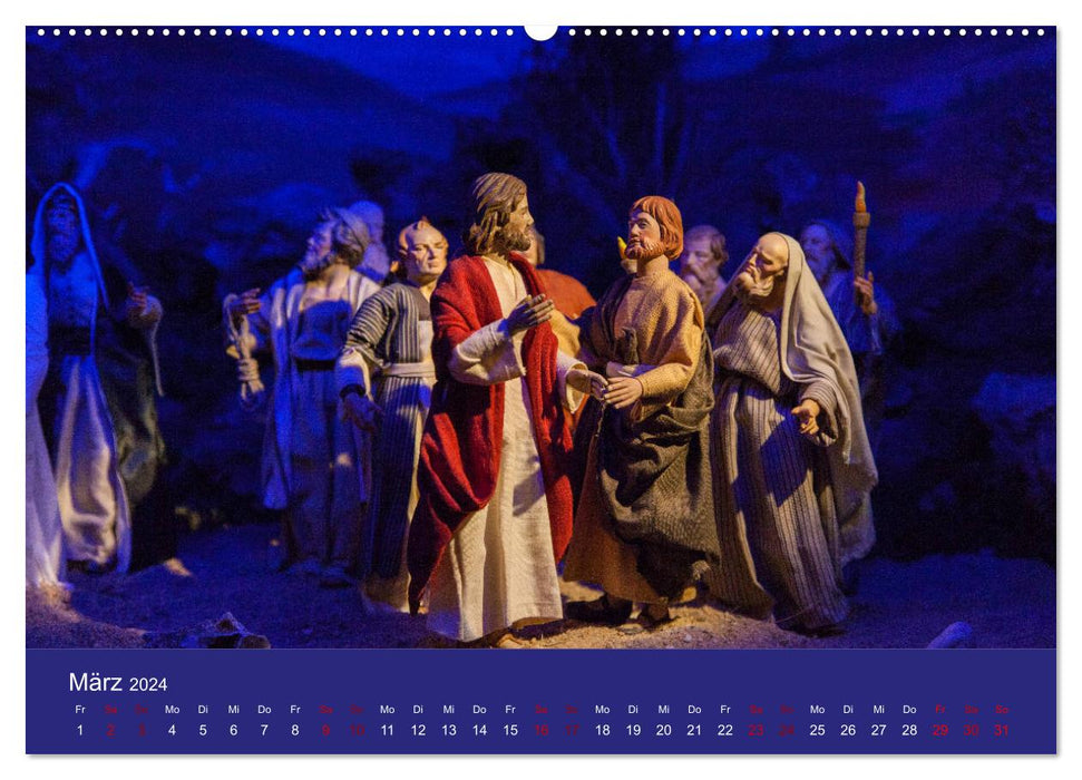 Passion Nativity Scenes (CALVENDO Premium Wall Calendar 2024) 