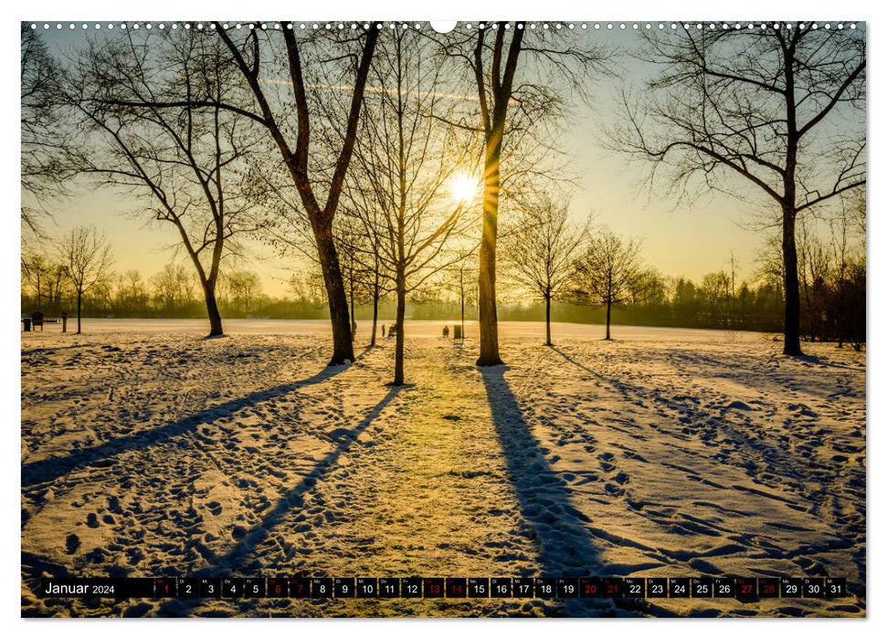 Discover Munich - The beauty of the Bavarian metropolis (CALVENDO Premium Wall Calendar 2024) 