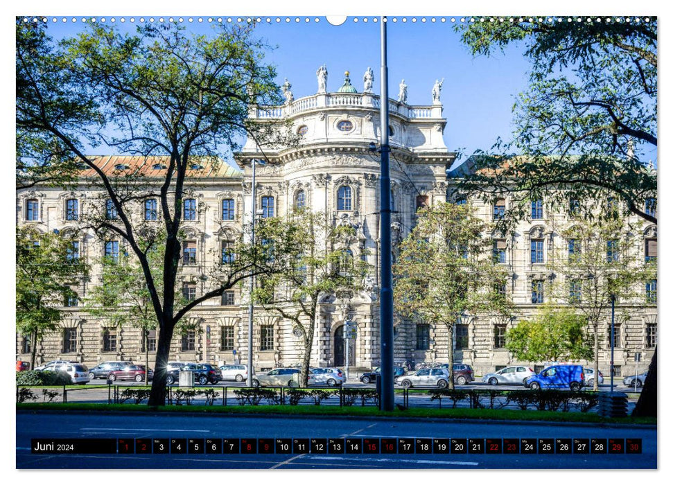 Discover Munich - The beauty of the Bavarian metropolis (CALVENDO Premium Wall Calendar 2024) 