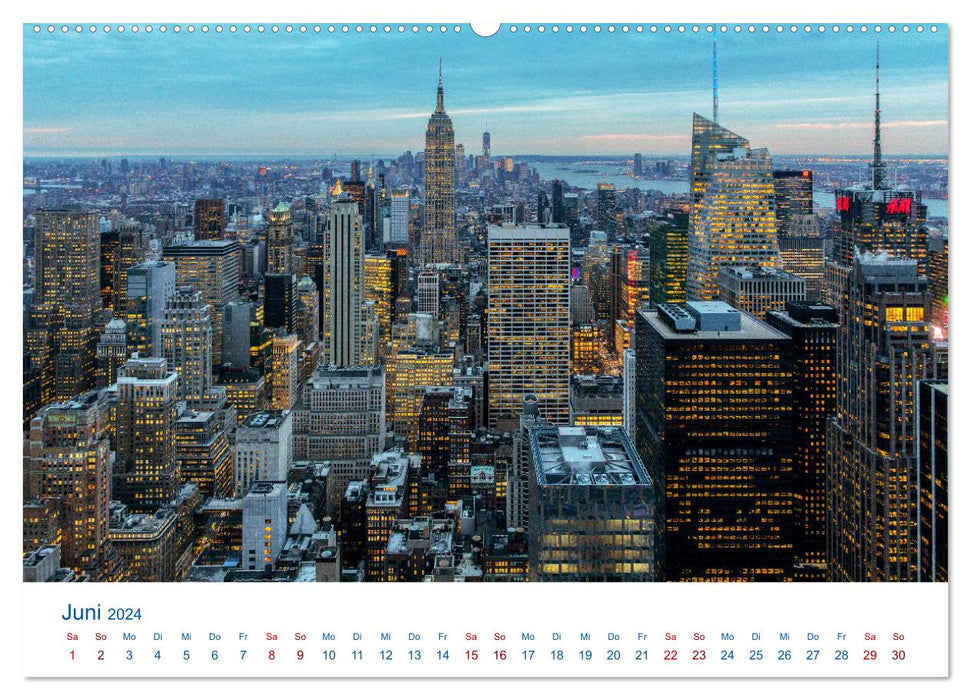 The New York City (CALVENDO Premium Wall Calendar 2024) 