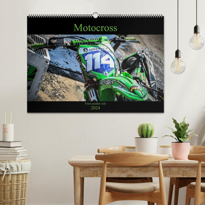 Motocross From another side 2024 (CALVENDO Wandkalender 2024)