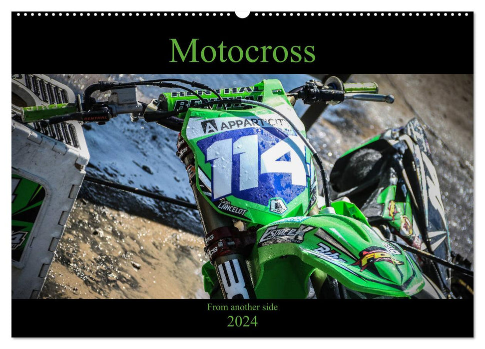 Motocross D'un autre côté 2024 (Calendrier mural CALVENDO 2024) 