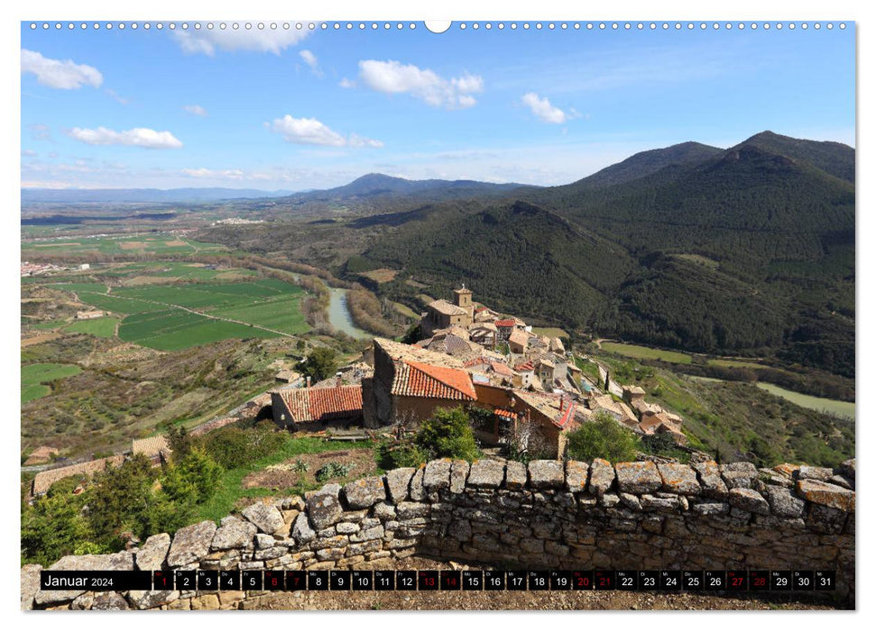 Nord-Est de l'Espagne (calendrier mural CALVENDO 2024) 