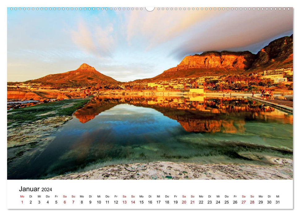 The most beautiful city in the world, Cape Town (CALVENDO Premium Wall Calendar 2024) 