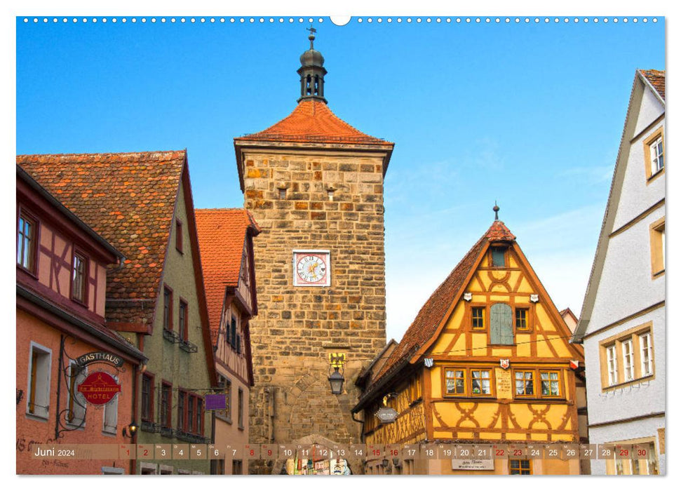 Rothenburg o.d. Tauber (CALVENDO Premium Wandkalender 2024)