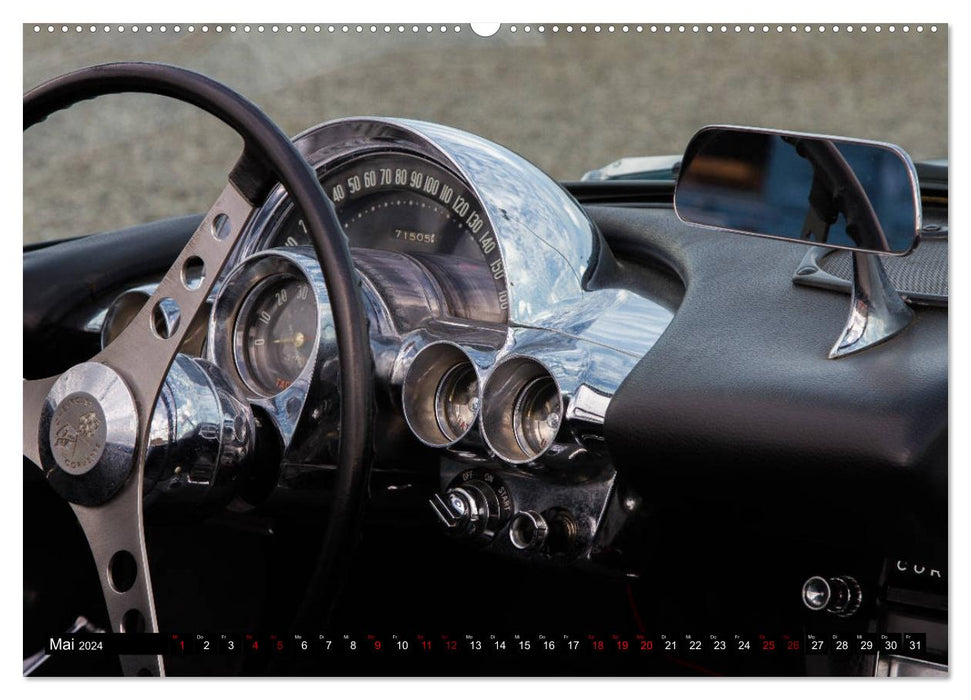 Corvette C1 - Das Original (CALVENDO Wandkalender 2024)