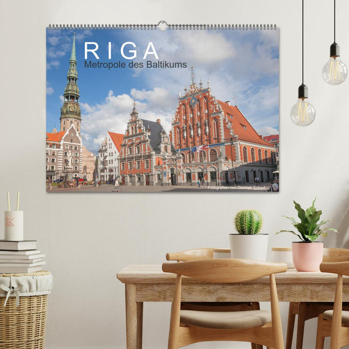 Riga - Metropole des Baltikums (CALVENDO Wandkalender 2024)