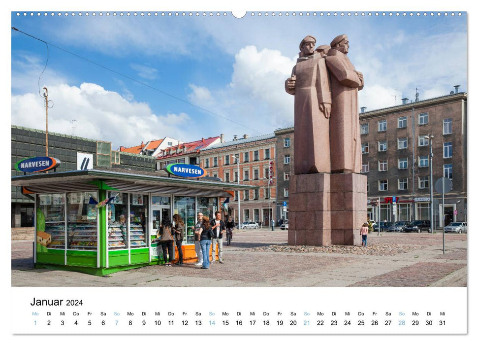 Riga - metropolis of the Baltics (CALVENDO wall calendar 2024) 