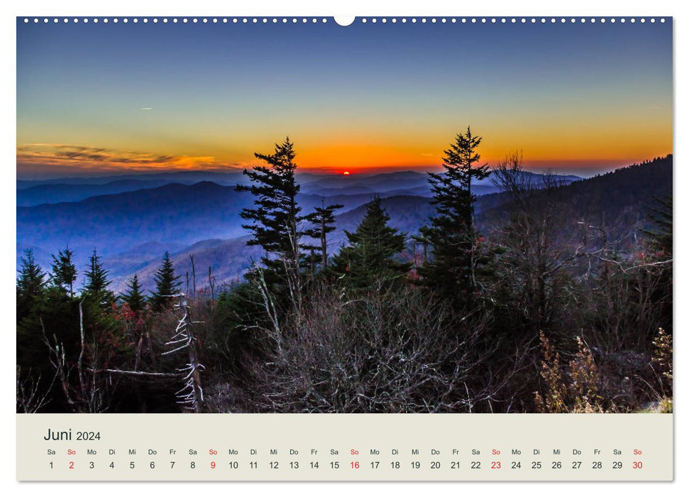 Appalaches - Sud (Calendrier mural CALVENDO 2024) 