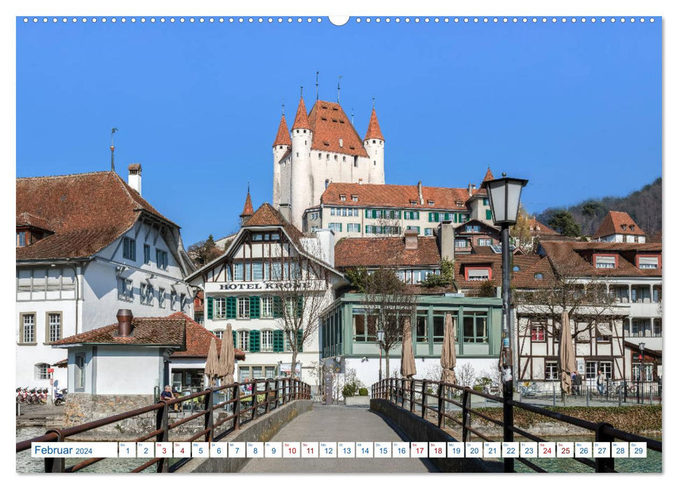 Schweiz - Vom Hochgebirge zu Palmen (CALVENDO Premium Wandkalender 2024)