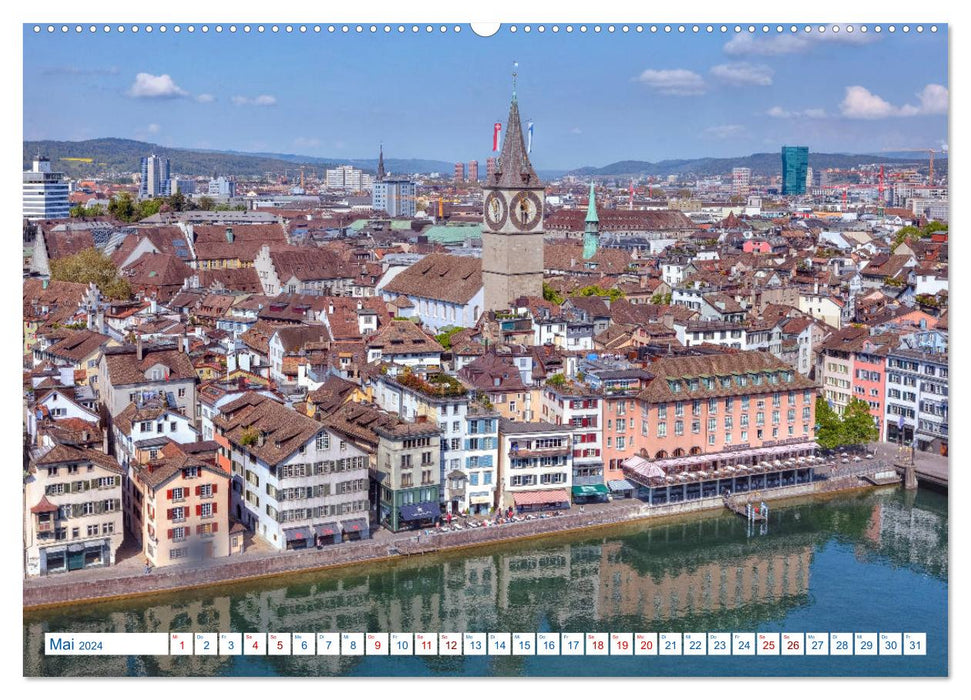 Schweiz - Vom Hochgebirge zu Palmen (CALVENDO Premium Wandkalender 2024)