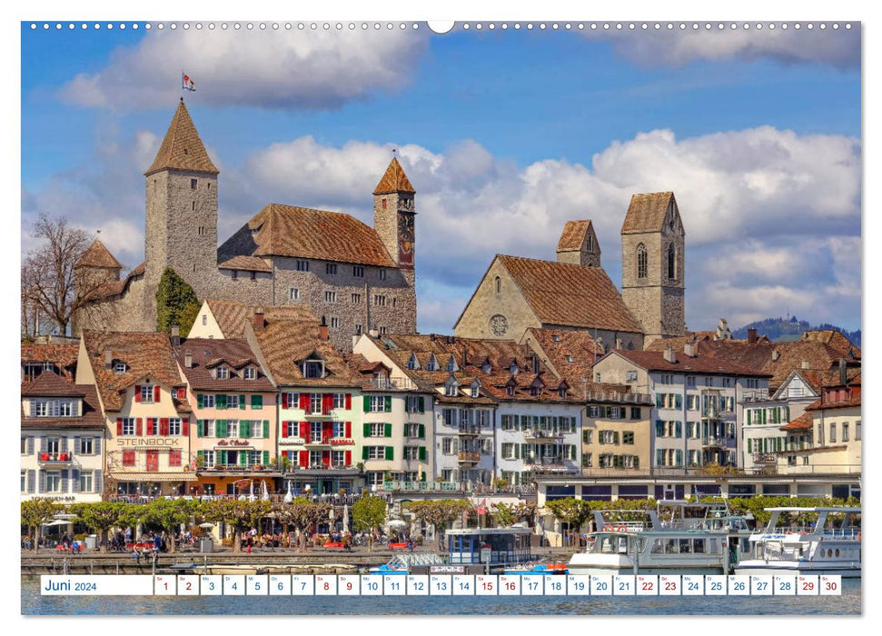 Switzerland - From high mountains to palm trees (CALVENDO Premium Wall Calendar 2024) 