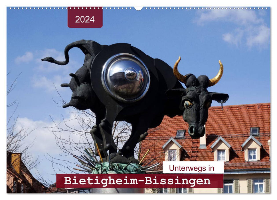 On the road in Bietigheim-Bissingen (CALVENDO wall calendar 2024) 