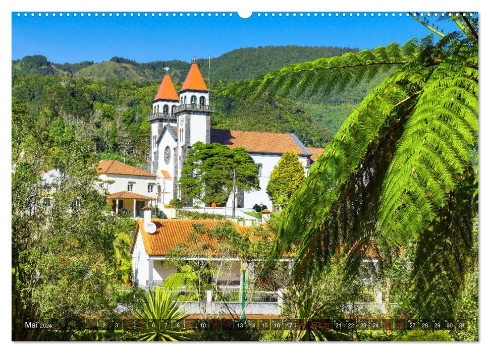 Terra Nostra Garten - ein botanisches Juwel auf den Azoren (CALVENDO Wandkalender 2024)