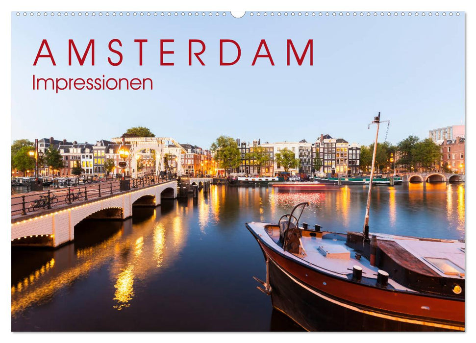 AMSTERDAM impressions (CALVENDO wall calendar 2024) 