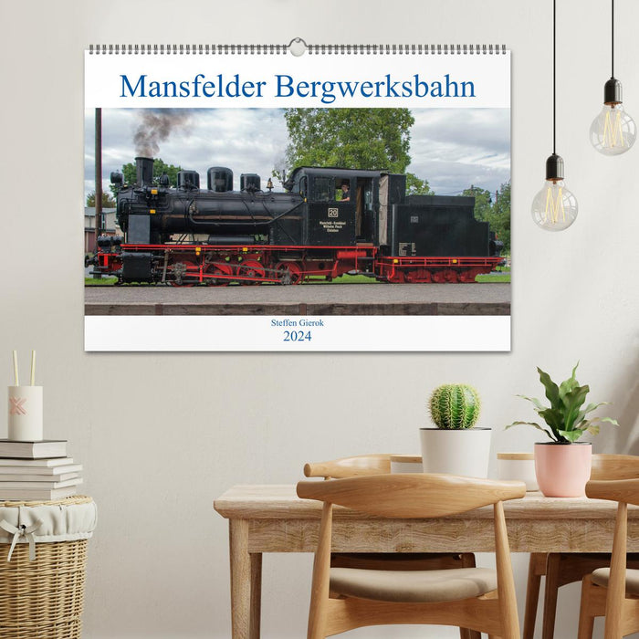 Mansfelder Bergwerksbahn (CALVENDO Wandkalender 2024)