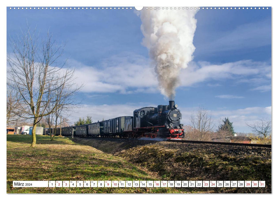 Mansfelder Bergwerksbahn (CALVENDO Wandkalender 2024)