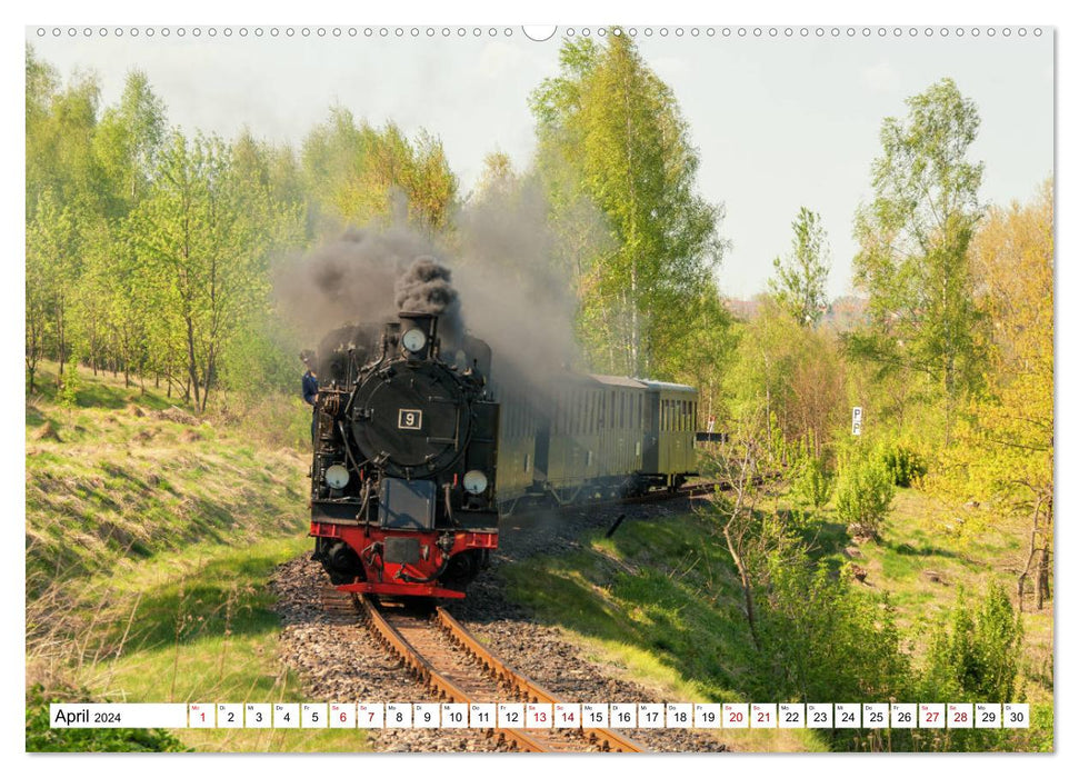 Mansfelder Bergwerksbahn (CALVENDO Wandkalender 2024)