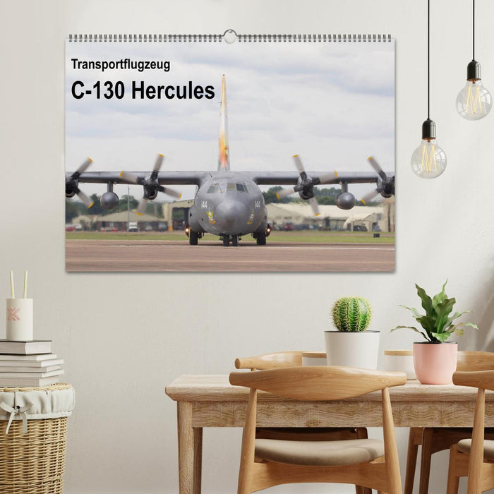 Avion de transport C-130 Hercules (calendrier mural CALVENDO 2024) 