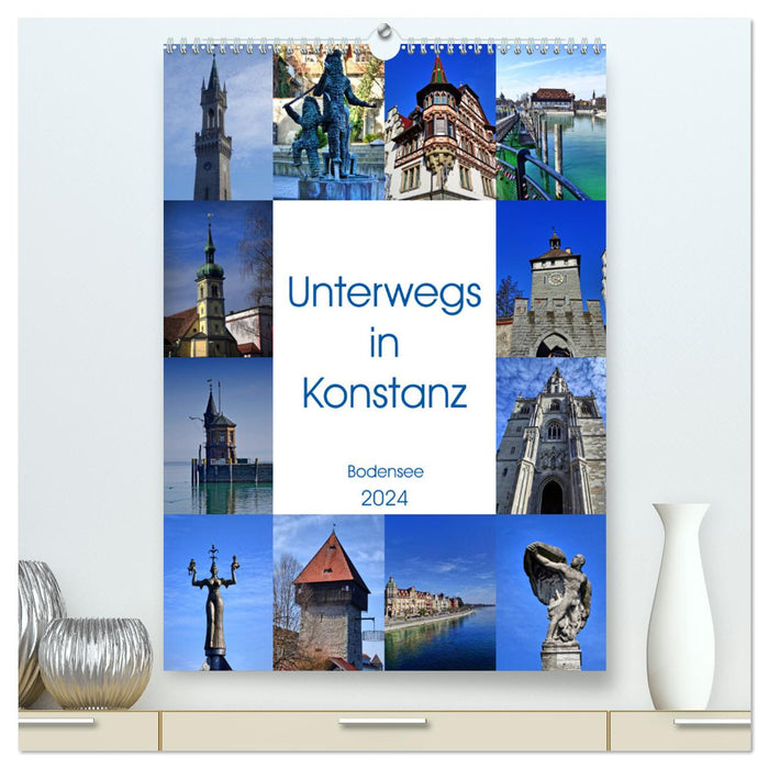On the road in Konstanz (CALVENDO Premium wall calendar 2024) 