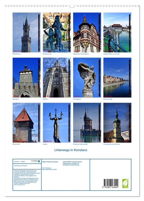 Unterwegs in Konstanz (CALVENDO Premium Wandkalender 2024)