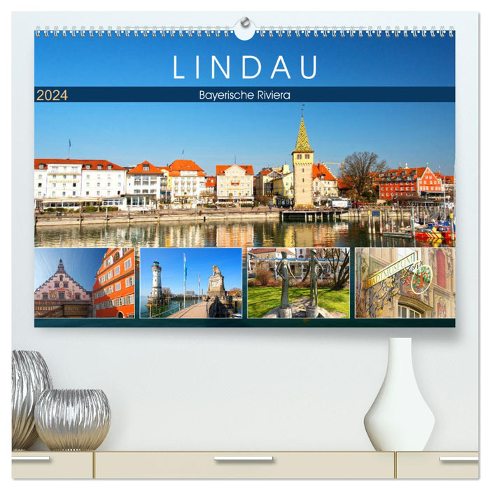Lindau - Bayerische Riviera (CALVENDO Premium Wandkalender 2024)