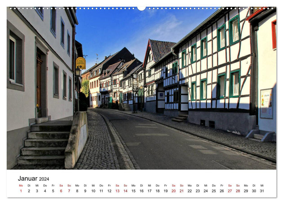 Kommern - Les plus beaux endroits de l'Eifel (Calendrier mural CALVENDO Premium 2024) 