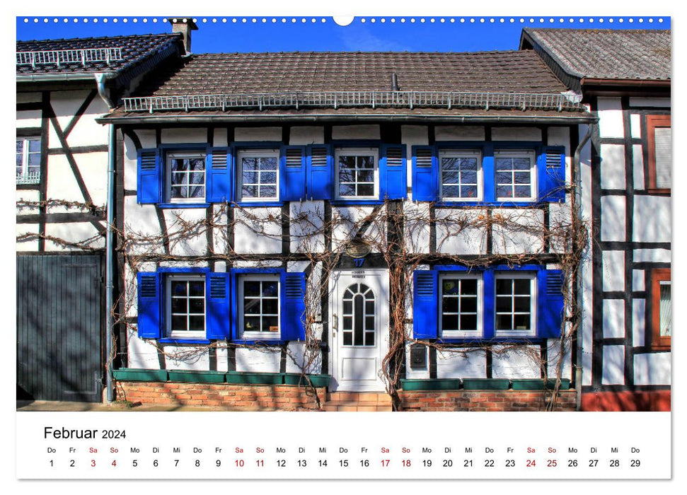 Kommern - Les plus beaux endroits de l'Eifel (Calendrier mural CALVENDO Premium 2024) 