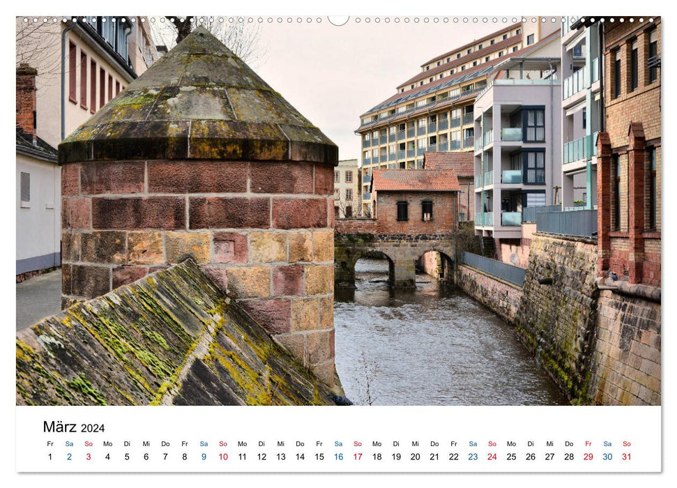 Landau in der Pfalz - Ansichtssache (CALVENDO Premium Wandkalender 2024)