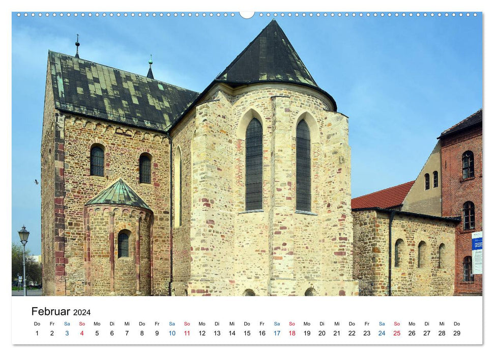 Die Straße der Romanik (CALVENDO Wandkalender 2024)