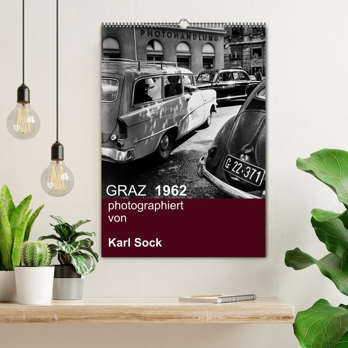 GRAZ 1962 photographié par Karl Sock (calendrier mural CALVENDO 2024) 