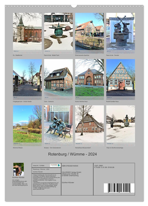Rotenburg / Wümme - 2024 (CALVENDO Premium Wandkalender 2024)