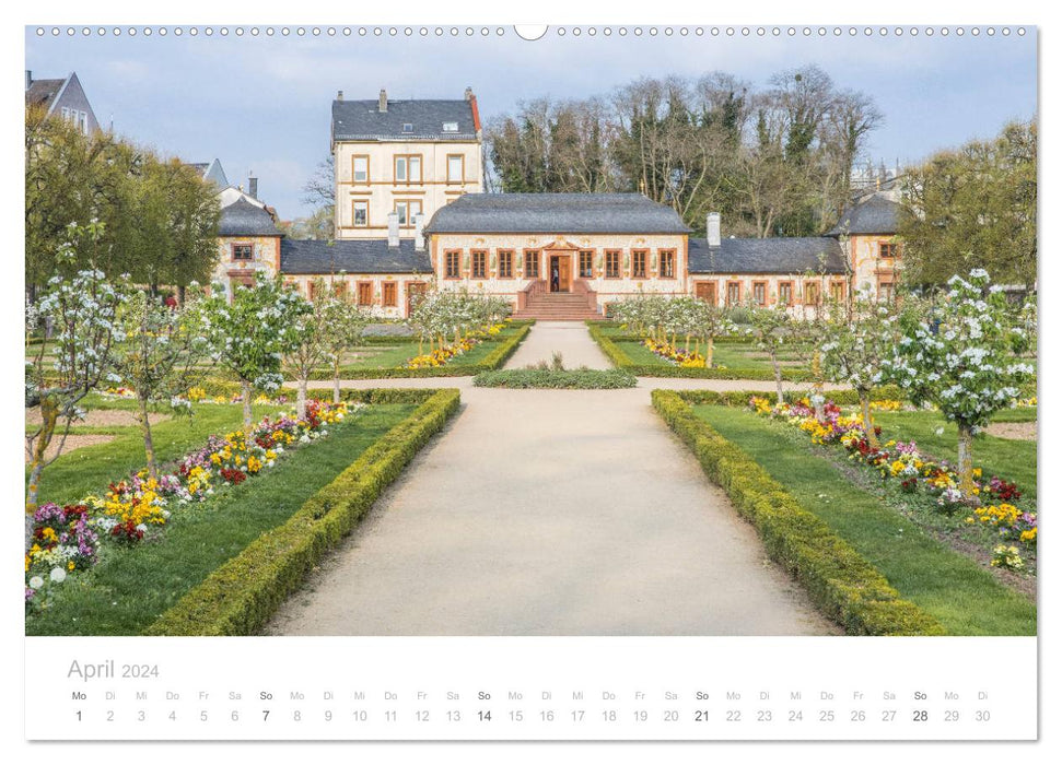 Darmstadt – jardins, art, architecture (calendrier mural CALVENDO 2024) 