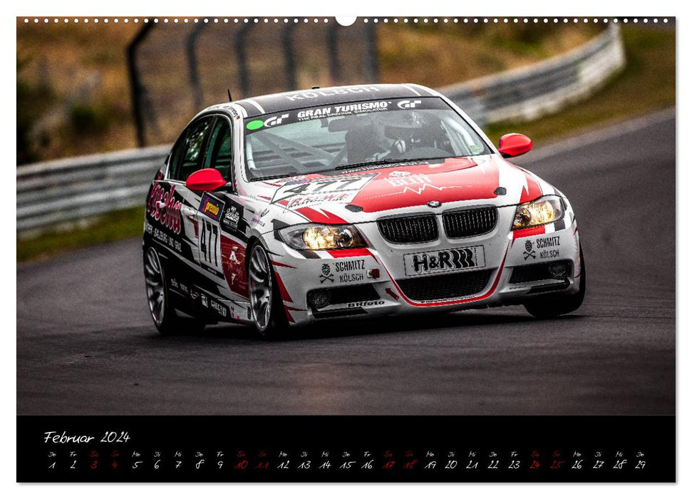 Emotions on Track - Championnat d'Endurance au Nürburgring - Mixte (calendrier mural CALVENDO 2024) 