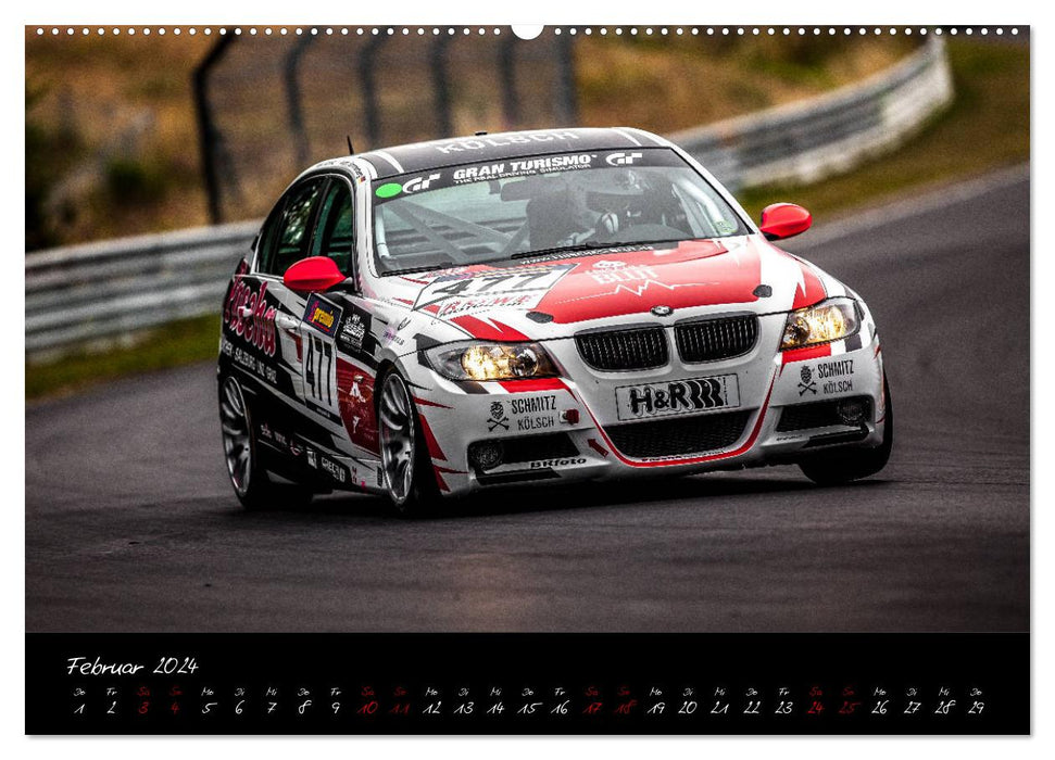 Emotions on Track - Endurance Championship at the Nürburgring - Mixed (CALVENDO wall calendar 2024) 