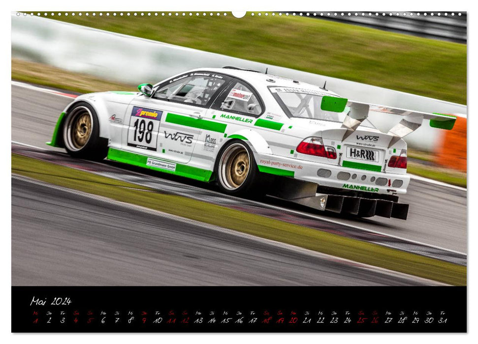 Emotions on Track - Endurance Championship at the Nürburgring - Mixed (CALVENDO wall calendar 2024) 