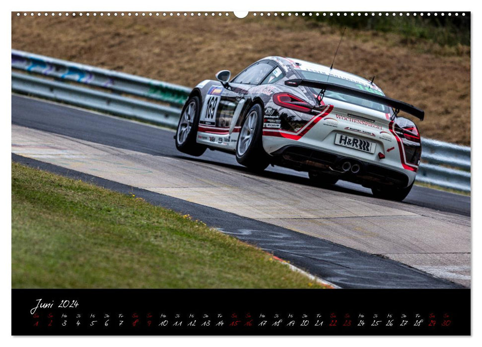 Emotions on Track - Langstreckenmeisterschaft am Nürburgring - Mixed (CALVENDO Wandkalender 2024)