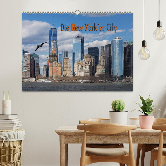 Die New Yorker City (CALVENDO Wandkalender 2024)