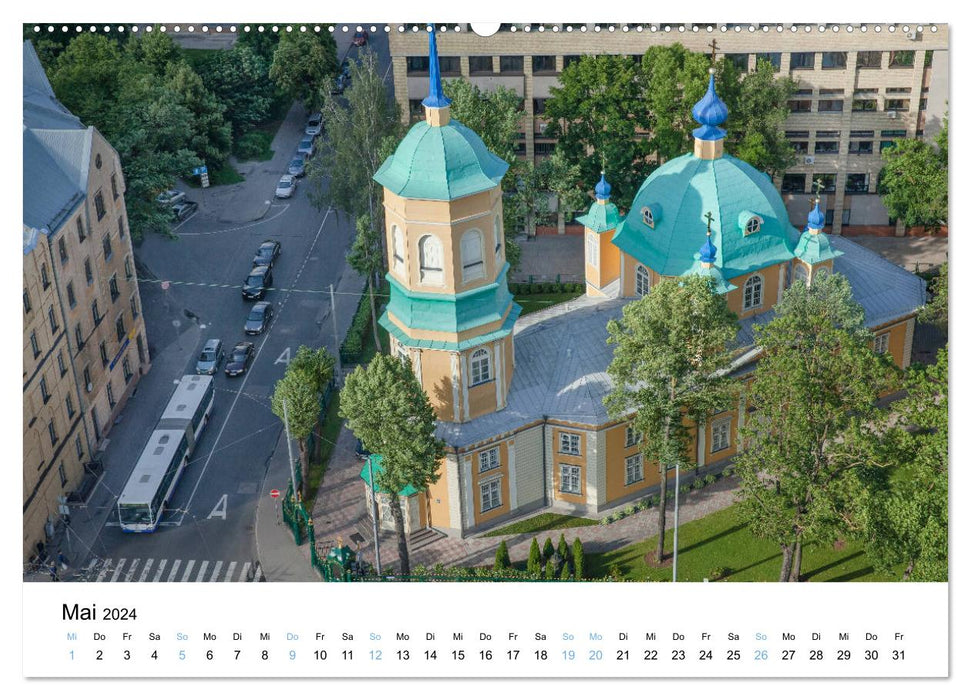 Riga - Metropolis of the Baltics (CALVENDO Premium Wall Calendar 2024) 