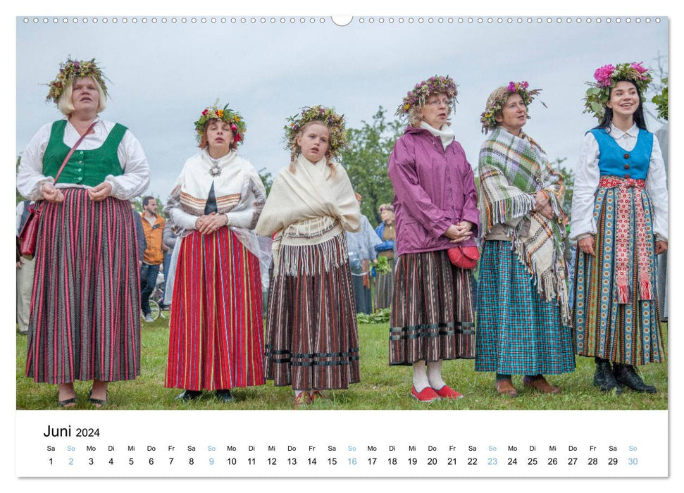 Riga - Metropolis of the Baltics (CALVENDO Premium Wall Calendar 2024) 